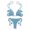 Blue, variant on MSJUHEG Bathing Suits,High Waisted Bikini Sets for Women,Spaghetti Straps,Knot Front,Push Up,Tummy Control Bikini for Women,Swim Suits for Women 2025 Blue L