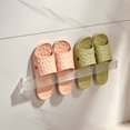 thumbnail image 4 of Punch-Free Slipper Rack Strong Bearing Organizer with Quick Drainage for Wall-Mounted Slippers, 4 of 8