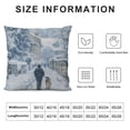 thumbnail image 5 of Orinice Dog Graphic Decorative Throw Pillow Cover Cotton Linen Fabric for Home Living Room Bedroom Couch Sofa Winter Car 1PC 12x12in, 5 of 5