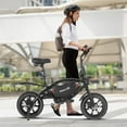 thumbnail image 6 of Gocio 14" Foldable Electric Bike, 375Wh 48V Electric Bicycles for Adults Women Teens, Peak 500W City Commuter Cruiser Ebikes, LED Display, E bike One-Piece Tire with 5 Riding Modes UL2849 Certified, 6 of 12