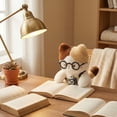 thumbnail image 6 of 7.9in Calico Cat Plush Toy, Three Color Kitty Stuffed Animal, Cartoon Pudding Cat Doll, Soft Feline Character, Decorative Animal Pillow, Gift for Cat Lovers, Soft Fabric, 6 of 6