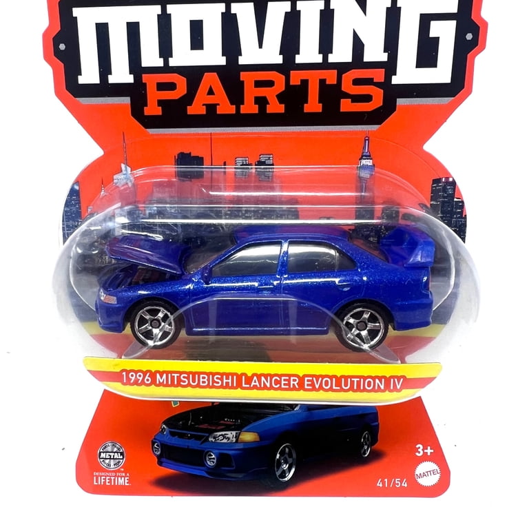Matchbox 1996 Mitsubishi Lancer Evolution IV | Moving Parts Series 41/54 | Blue Color | Collectible Die-Cast Car For Kids & Collectors 2 thumbnail image
