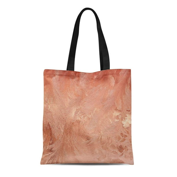 Rose gold hotsell canvas tote bag