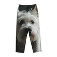 thumbnail image 4 of Fotbe Dog Wrapped in Towel 1 Women's Pajama Pants,Sleepwear Pants,Pj Bottoms Drawstring And Pockets-Medium, 4 of 9