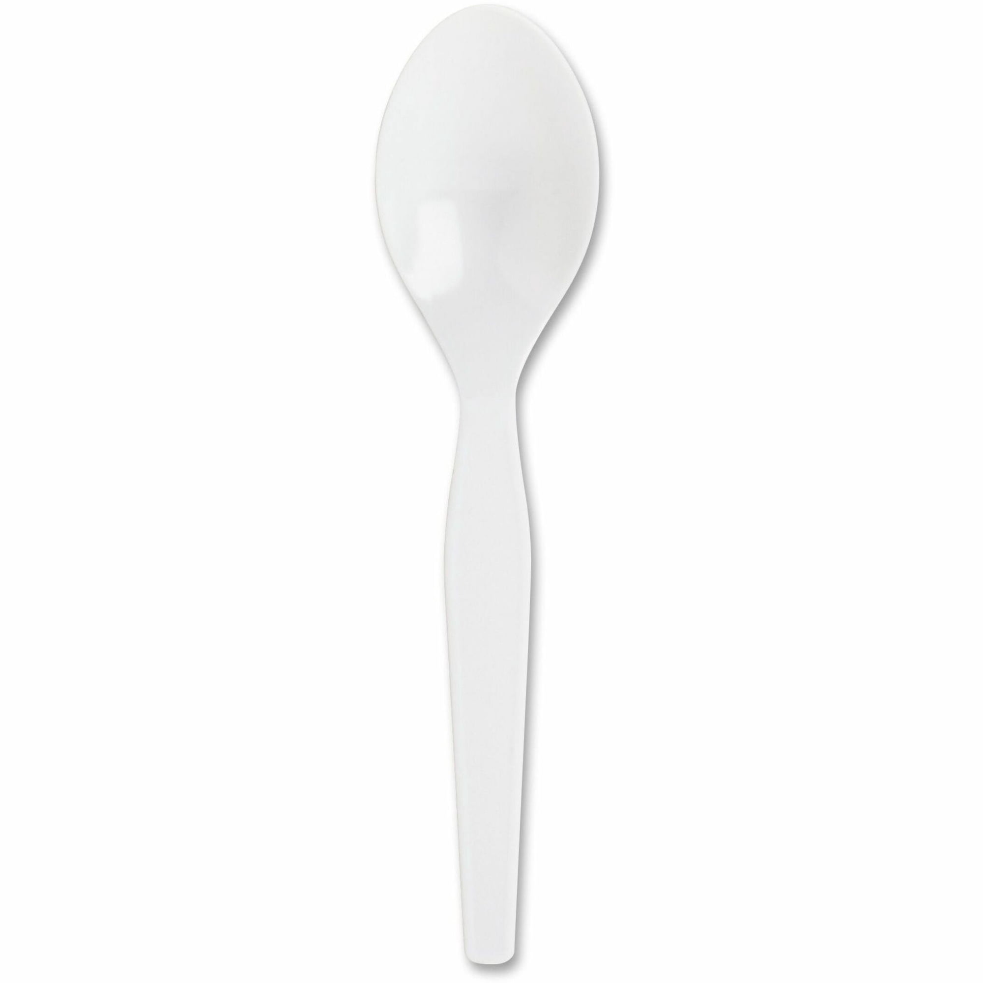 Genuine Joe, GJO10432, Heavyweight Disposable Spoons, 100 / Box, White