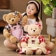 thumbnail image 2 of Oso de peluche con tela para niños y niñas, bonito juguete de peluche, regalo del Día de San Valentín, 45/65cm, 2 unids/lote, 2 of 5