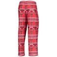 thumbnail image 5 of Men's Concepts Sport Red Texas Tech Red Raiders Ugly Sweater Long Sleeve Top and Pants Sleep Set, 5 of 5