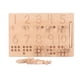 thumbnail image 5 of Tablero De Práctica De Números De Madera, Herramienta De Rastreo De Números De Madera Finamente Grabada Para El Hogar LYUMO Kids Number Tracing Board, 5 of 8