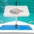 thumbnail image 2 of Boat Cutting Board, Fishing Fillet Cutting Table, Boat Bait Cutting Board 18.11 x 14.57in,White, 2 of 8