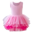 thumbnail image 2 of HUANBAI Children's Tutu Dress For Performance And Personality Sleeveless Dress For Girls Long Maxi Dress 5-6 Years, 2 of 3