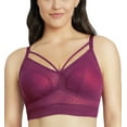 thumbnail image 2 of PARFAIT Women's Mia Dot Wire-Free Bralette Blackberry-36G, 2 of 6