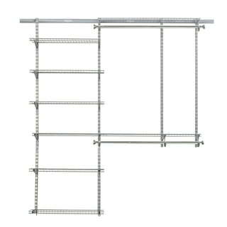 Rubbermaid FreeSlide 8-ft x 12-in White Universal Wire Shelf at