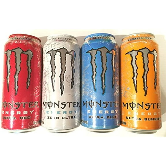 Monster Energy Drink Zero Ultra Variety 16 Pack