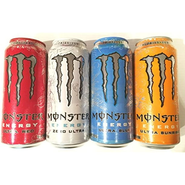 Monster Energy Drink Zero Ultra Variety 16 Pack