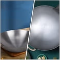 thumbnail image 4 of QUMIIRITY Hand Hammered Wok 32In Round Bottom for Household Cookware 1Pc, 4 of 5