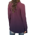 thumbnail image 6 of Wensltd Women's Lightweight Cardigan Open Front Long Sleeve Casual Loose Gradient Print Thin Cardigans, 6 of 6