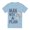Bleu Clair, variante sur Rugrats T-Shirt Homme avec Plan