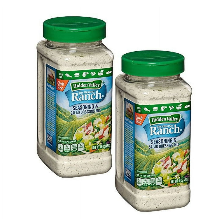 Hidden Valley Original Ranch Seasoning & Salad Dressing Mix, 16 Oz (Pack of  2) - Walmart.com