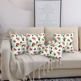thumbnail image 7 of Throw Pillow Covers, Tomato Eggplant Cucumber Soft Square Pillow Cases with Invisible Zipper for Couch Bed Sofa, Farmhouse Fall Home Decor 16"x16", 7 of 7