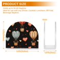 thumbnail image 3 of Hearts and Hot Air Balloons Napkin Holder for Table Clear Napkin Stand Paper Holder Acrylic Organizer Dispenser Napkins for Dinner Kitchen Restaurant Room, 3 of 8