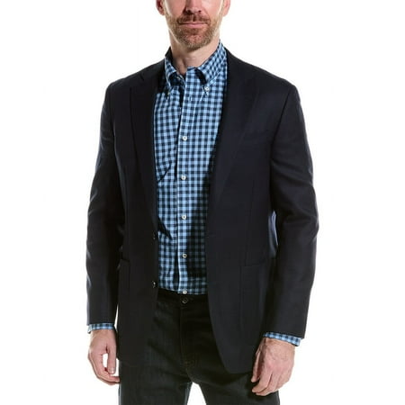 Brooks Brothers mens Classic Fit Wool Suit Jacket, 40REG, Blue