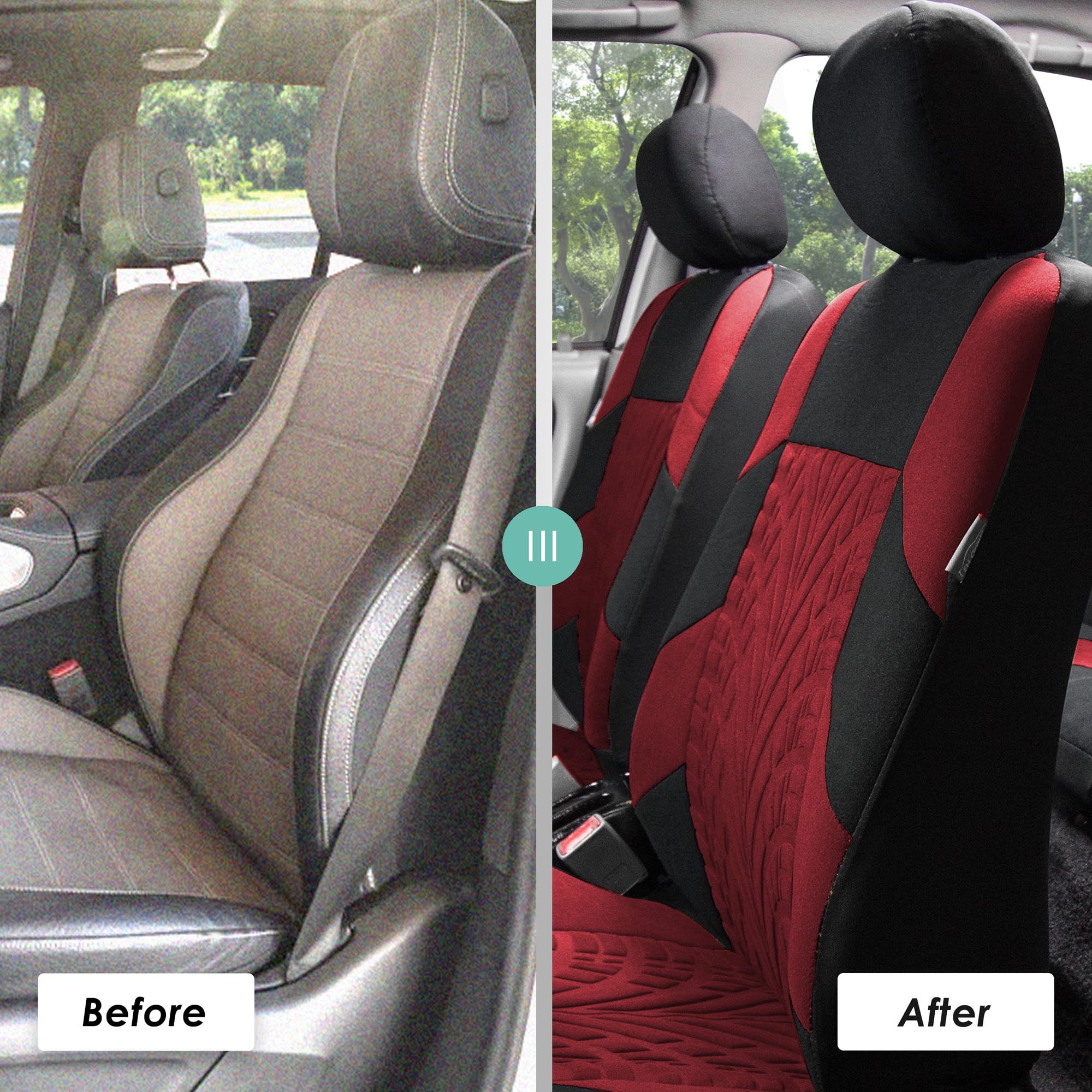 FH Group Travel Master Universal Seat Covers Fit For Car Truck SUV Van - Full Set