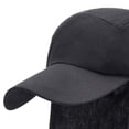 thumbnail image 4 of Breathable Outdoor Hiking Hat with Neck Flap, Adjustable Sun Fishing Caps for Men & Women, 4 of 9