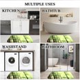 thumbnail image 3 of Misty Green Forest Flannel Bath Mat 16x24 Inches, Soft Absorbent Non-Slip Bathroom Rug, Machine Washable Floor Mat for Shower, 3 of 7