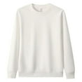thumbnail image 1 of Blusas y camisas de manga larga con cuello redondo para hombre, estilo casual, de color liso, con cuello redondo y manga larga, ropa interior suave para combinar con otras blusas. Blusa para hombre., 1 of 2