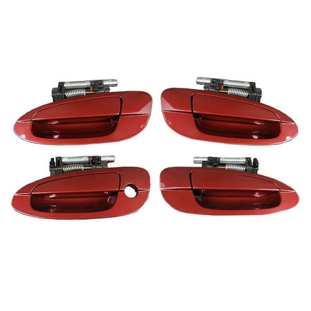 - Brand NEW For 2002-2006 Nissan Altima Red Mica Pearl AX3 Outer Door Handle Front and Rear 4PCS 02 03 04 05 06