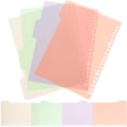 thumbnail image 2 of Miangastore 8pcs Versatile File Dividers Bookmark Paper Dividers Loose-leaf Page Markers Binders, 2 of 9