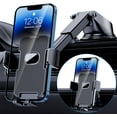 thumbnail image 2 of Soporte para teléfono para iPhone [potente succión] Soporte para teléfono para salpicadero de coche, parabrisas, ventilación de aire, accesorios universales [apto para fundas gruesas] Soporte para tel, 2 of 3