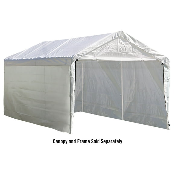 ShelterLogic MaxAP 10 x 20 x 10 ft White Canopy Enclosure Kit (Frame and Canopy Sold Separately)
