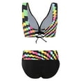 thumbnail image 5 of Eashery Womens Swimsuits Two Piece Bikini Swimsuit Bathing Swimwear Swimsuit Women Tankini Black XL, 5 of 5