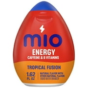 MiO Energy Tropical Fusion Sugar Free Water Enhancer, 1.62 fl oz Bottle, Liquids