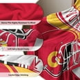 thumbnail image 6 of Football Blanket 40"x30" Classic Soft Flannel Throw Blankets Gift for Men Women Youth Decorative Sofa Bed Bedroom Living Room, 6 of 6