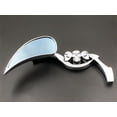 thumbnail image 4 of Skull Teardrop Rear View Rearview Side Mirror Cruiser Chopper Custom Motorcycle, 4 of 8
