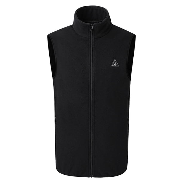 Fiudx Chaleco Calefactable para Exteriores, Tejido Ligero y Transpirable, Cálido para Esquiar, Pescar y Montar a Caballo, Carga de 5 V, Esencial para El Invierno, Elegante Diseño de Cremallera, Dispo