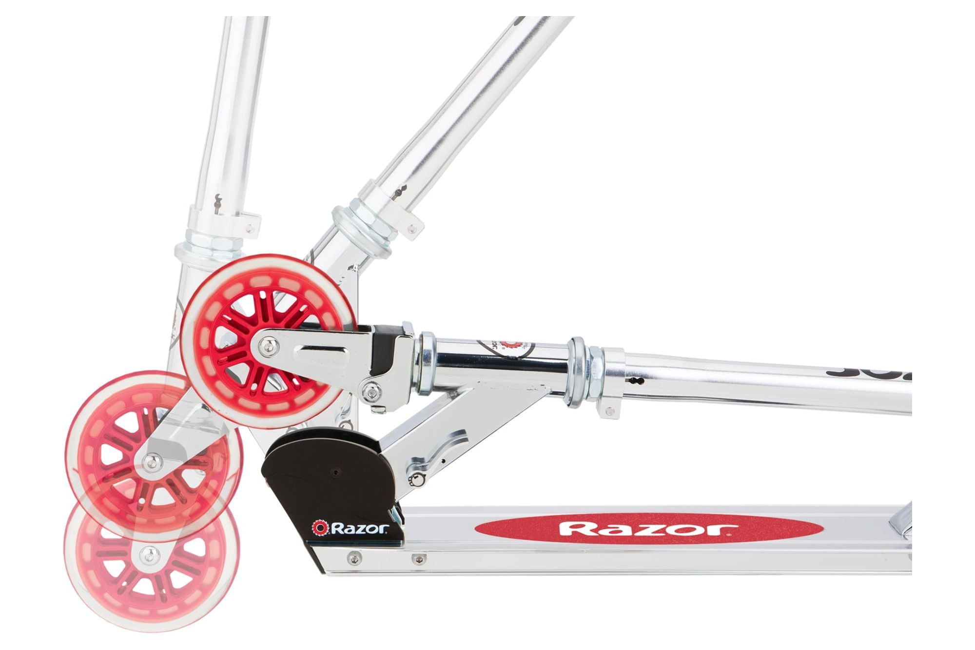 Razor A3 Kids Kick Scooter - Larger Wheels, Front Suspension, Wheelie Bar, Foldable, for Child 5+