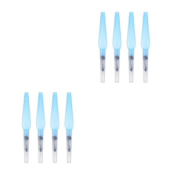 OUNONA 8 pcs  Refillable Watercolor Pens Brush For Kids And Adults Water Color Brushes With Tips Ideal For Travel And Crafting Drawing Water Soluble Painting Pens