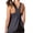 Dark Gray, variant on Women Wrap V Neck Sleeveless Loose Tank Top Yoga Camisole Casual Summer Beach Vacation Trendy Solid, Coffee L