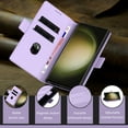 thumbnail image 2 of For Samsung Galaxy S25 Ultra PU Leather Wallet Phone Case,Exquisite Embossed Designing,Flip Folio Cover,With Kickstand Credit Card Holders Slots,Magnetic Closure Shockproof Phone Case,Purple, 2 of 8