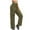 Army Green, variant on USNSM Women's High Waist Cargo Jeans Flap Pocket Baggy Cargo Pants Y2K Wide Leg Denim Jeans Y2K Streetwear Pants Black S