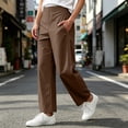 thumbnail image 6 of Inleife Women's Quick Dry Barrel Leg Pants with Side Pockets Elastic Waist Ankle Length Casual Activewear Trousers, 6 of 6