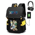 thumbnail image 4 of Mochila de gran capacidad de One Piece Pirate King Luffy Collaborative Anime para niños de secundaria versión coreana, 4 of 4
