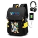 thumbnail image 4 of Mochila de gran capacidad de One Piece Pirate King Luffy Collaborative Anime para niños de secundaria versión coreana, 4 of 4