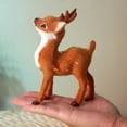 thumbnail image 2 of Modelo de animal de simulación, reno navideño, decoración para interiores y hogar. 14cm B, 2 of 7