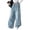Blue, variant on PLHWHYQ Girls Baggy Wide Leg Jeans Elastic Waist Denim Pants | Y2K High Waisted Straight Leg Jeans,Denim Pants Blue 13-14 Years