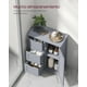 thumbnail image 5 of VASAGLE Armario de Baño, Cómoda, Cajonera con un Estante Ajustable, Gabinete con Puerta, 30 x 60 x 80 cm, Gris Paloma, 5 of 6