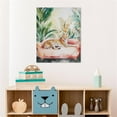 thumbnail image 2 of Madison Park Jungle Feline Fabric Jungle Cheetah Wall Art in Multi-Color, 2 of 12